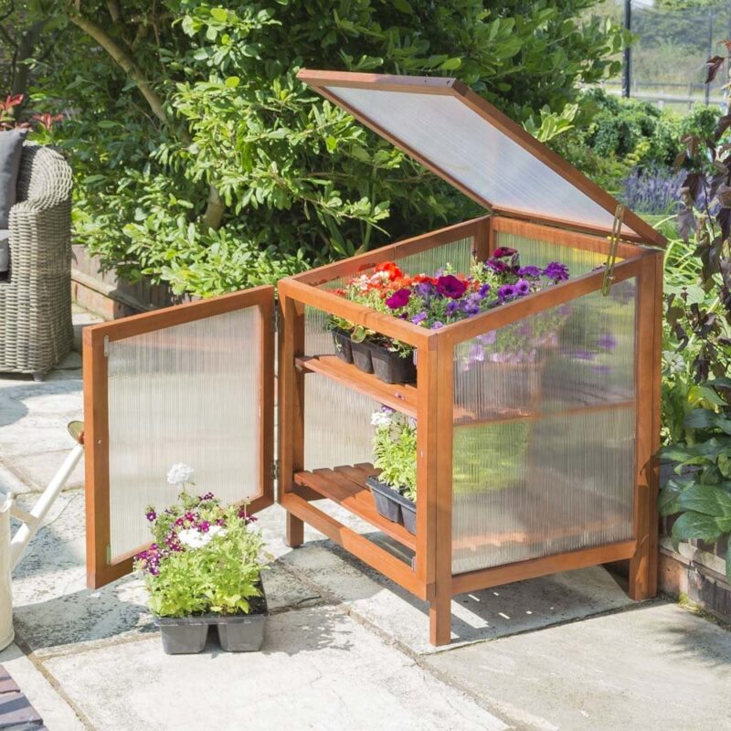 Garden Patio Single Hardwood Cold frame