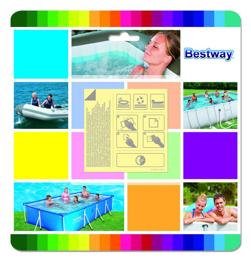 Bestway Underwater Adhesive Repair Patches 10 Pack Spa Pool leak Kit