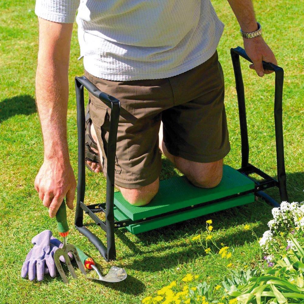 Garden Kneeler Seat Chair Folding Portable Foam Gardening Knee Pad Padded Stool - Image 2