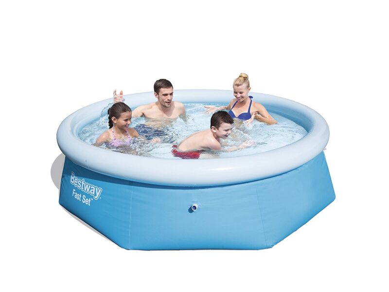 Bestway 8ft foot x 26 inch Fast Set Pool Swimming Garden Summer