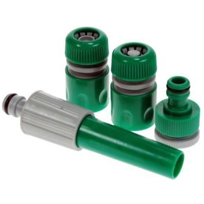 Garden Hose Tap Connector Pipe Adaptor Fitting Set Hose Accessory Snap Action Spray Nozzle Set
