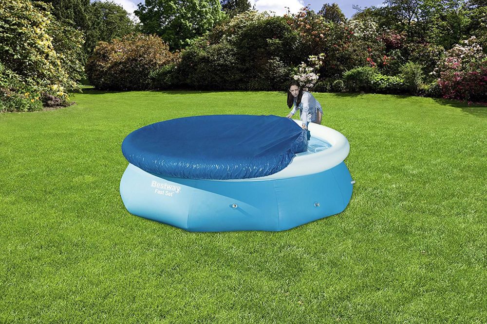 Bestway Fast Set 10ft Foot Fast Set Pool Debris Cover Swimming Garden - Image 2