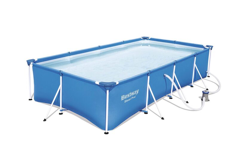 Bestway Steel Pro Swimming Pool, 5700 Liters, Blue, 4M x 2M x 81cm