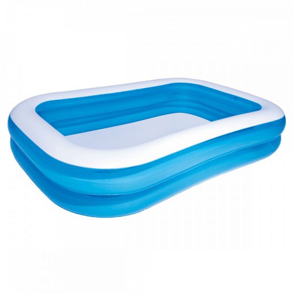 Bestway Large Inflatable Family Pool 8ft Blue and White Paddling Garden ...