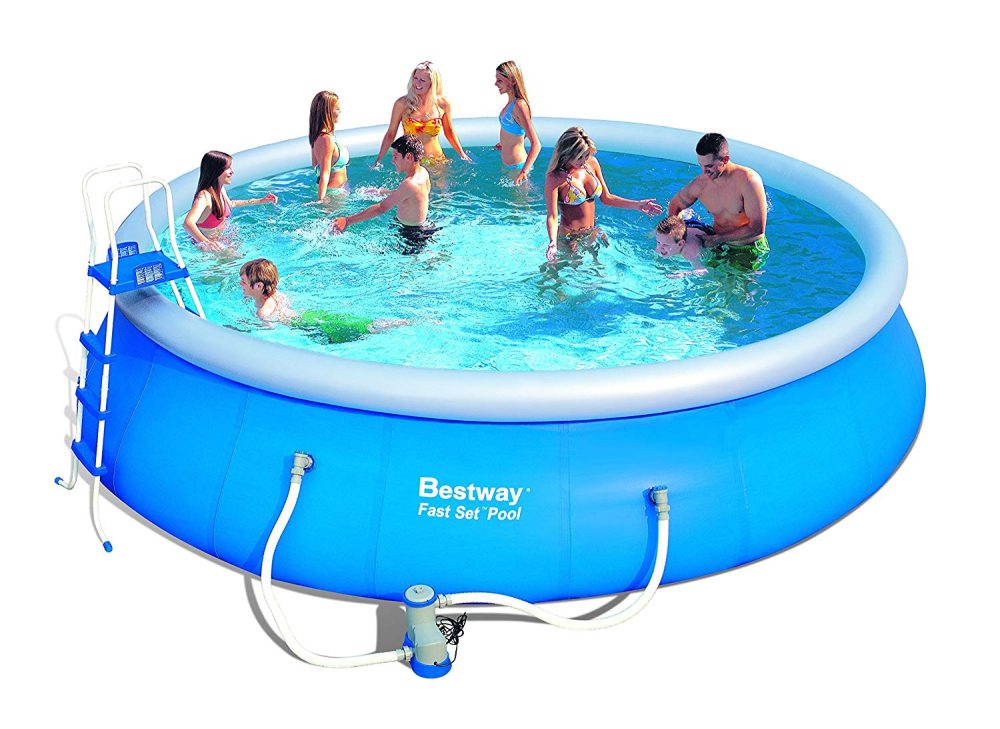 Bestway 18' Fast Set Pool Summer Garden Pool Outdoors