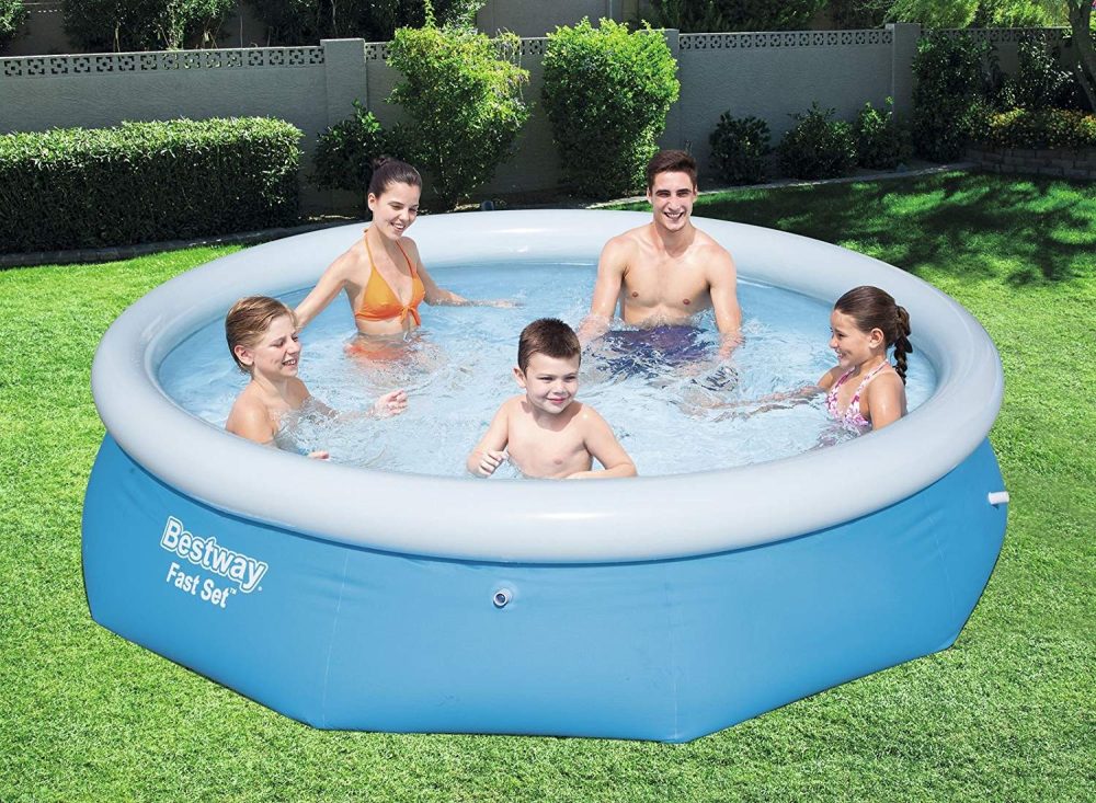 Bestway 10'X30" Fast Set Pool Swimming Pool Outdoor Garden Pool - Image 2