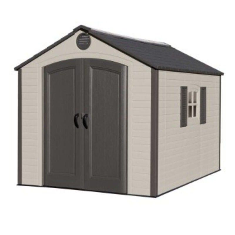 Lifetime Special Edition 8x10 Heavy Duty Plastic Shed Apex Roof