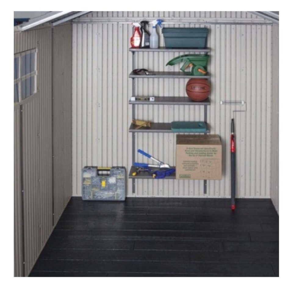 Lifetime Premium Quality 11x11 Heavy Duty Plastic Shed Desert Apex Roof - 10 Year Warranty - Image 4