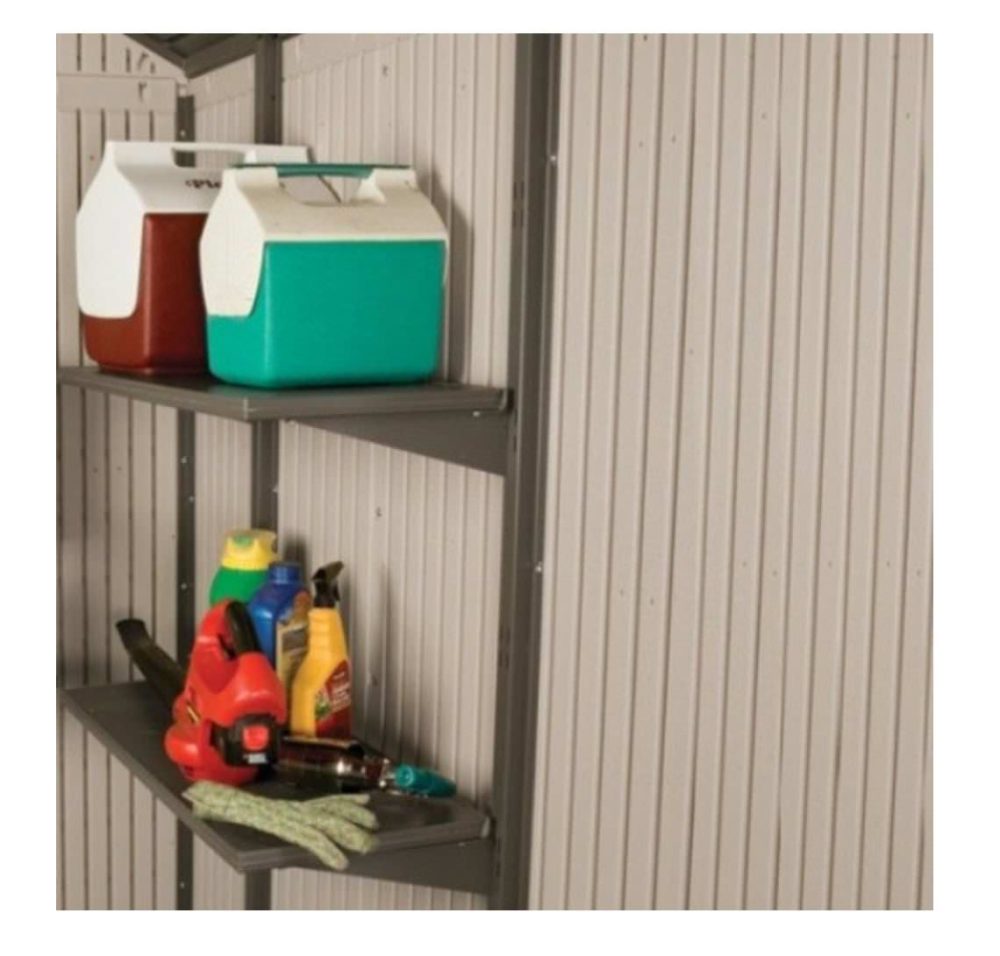 Lifetime Premium Quality 11x11 Heavy Duty Plastic Shed Desert Apex Roof - 10 Year Warranty - Image 5
