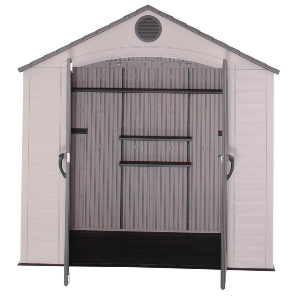 Lifetime Premium quality 8x5 Heavy Duty Plastic Shed Apex Roof - Image 7