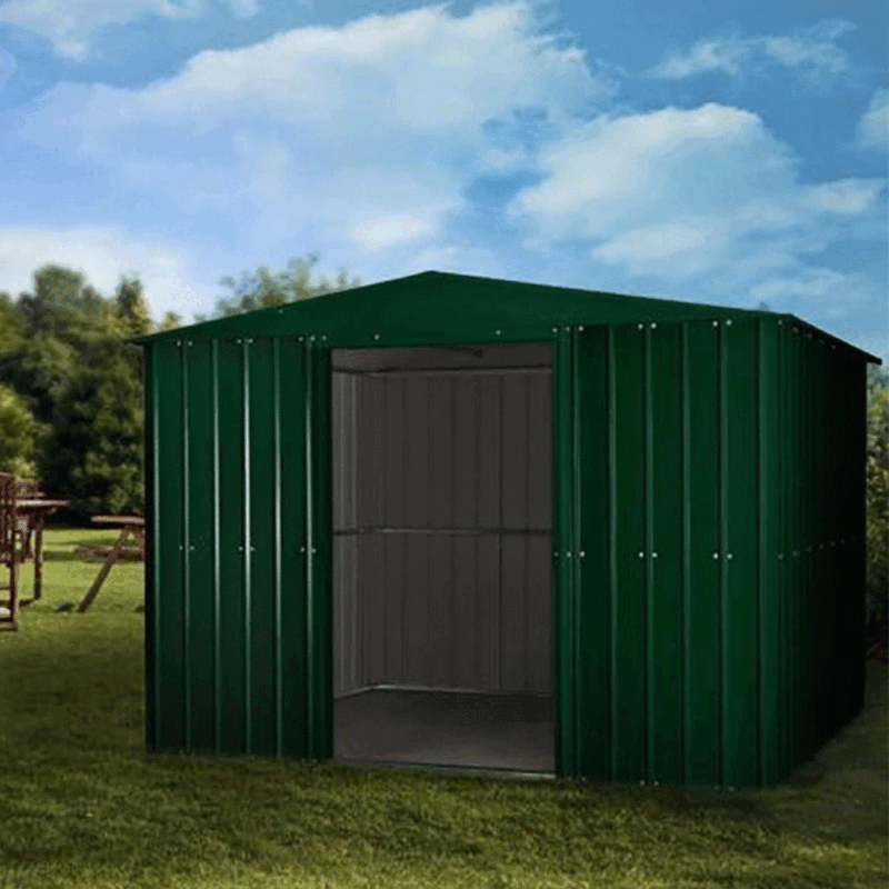 Lotus 10x12 Apex Metal Steel Garden Shed 15 Year Guarantee