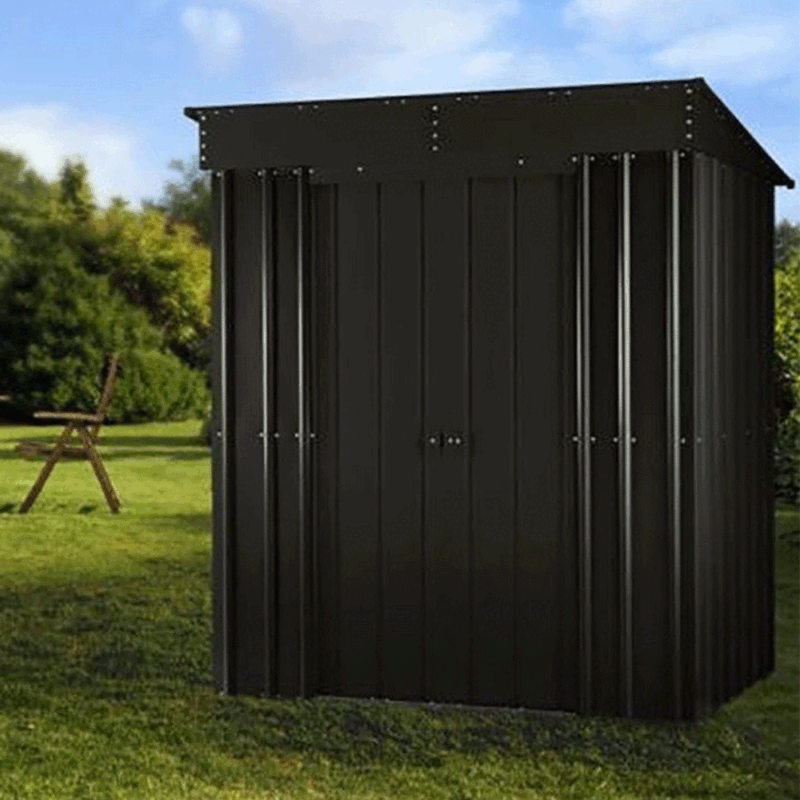 Lotus 6x4 Pent Metal Steel Garden Shed 15 Year Guarantee