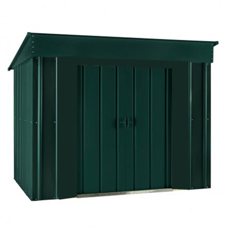 Lotus 6x4 Low Pent Metal Steel Garden Shed 15 Year Guarantee