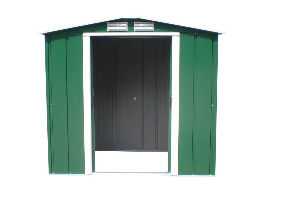 Sapphire 6x4 Apex Metal Garden Shed - Image 2