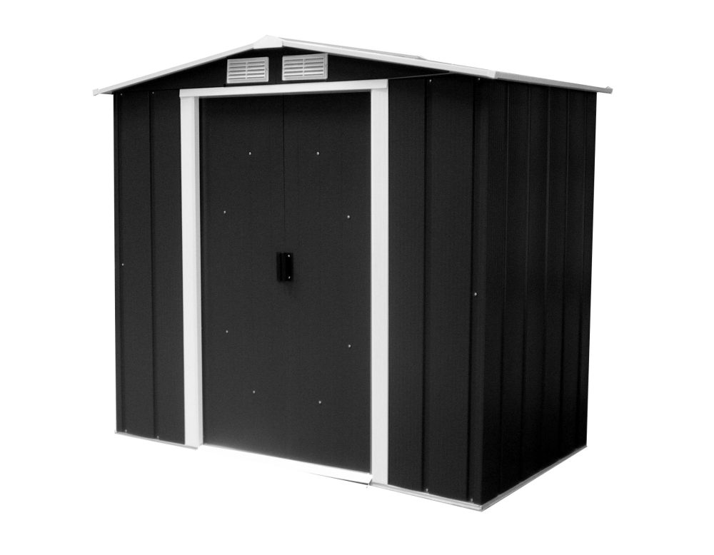 Sapphire 6x6 Apex Metal Garden Shed - Image 2