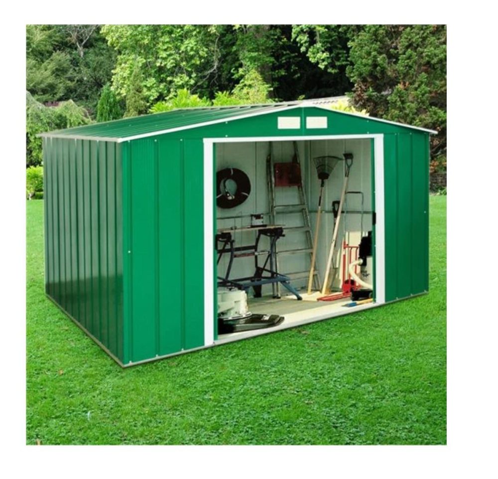 Sapphire 10x8 Apex Metal Garden Shed - Image 3