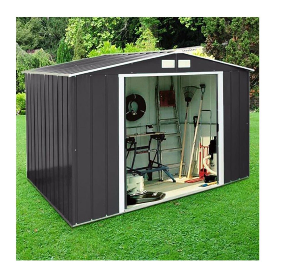 Sapphire 10x8 Apex Metal Garden Shed - Image 7