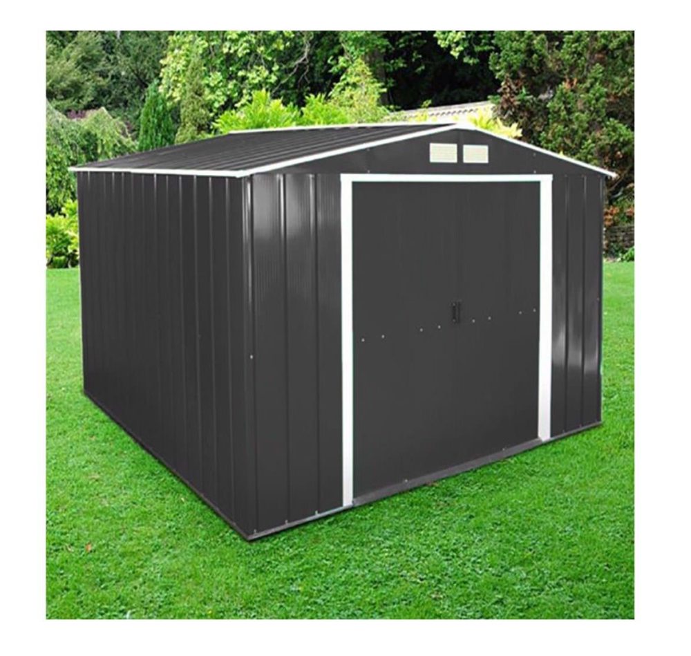 Sapphire 10x10 Apex Metal Garden Shed - Image 9