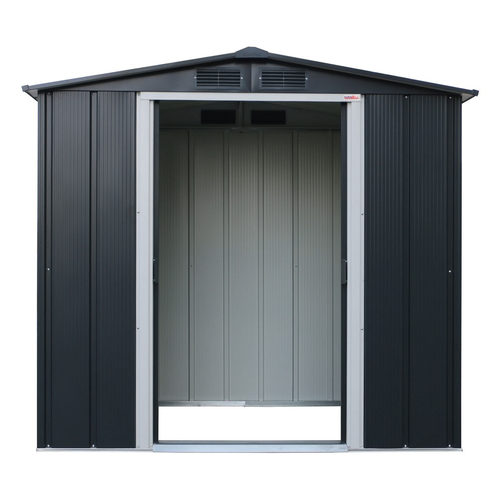 Sapphire 6x4 Apex Metal Garden Shed - Image 9