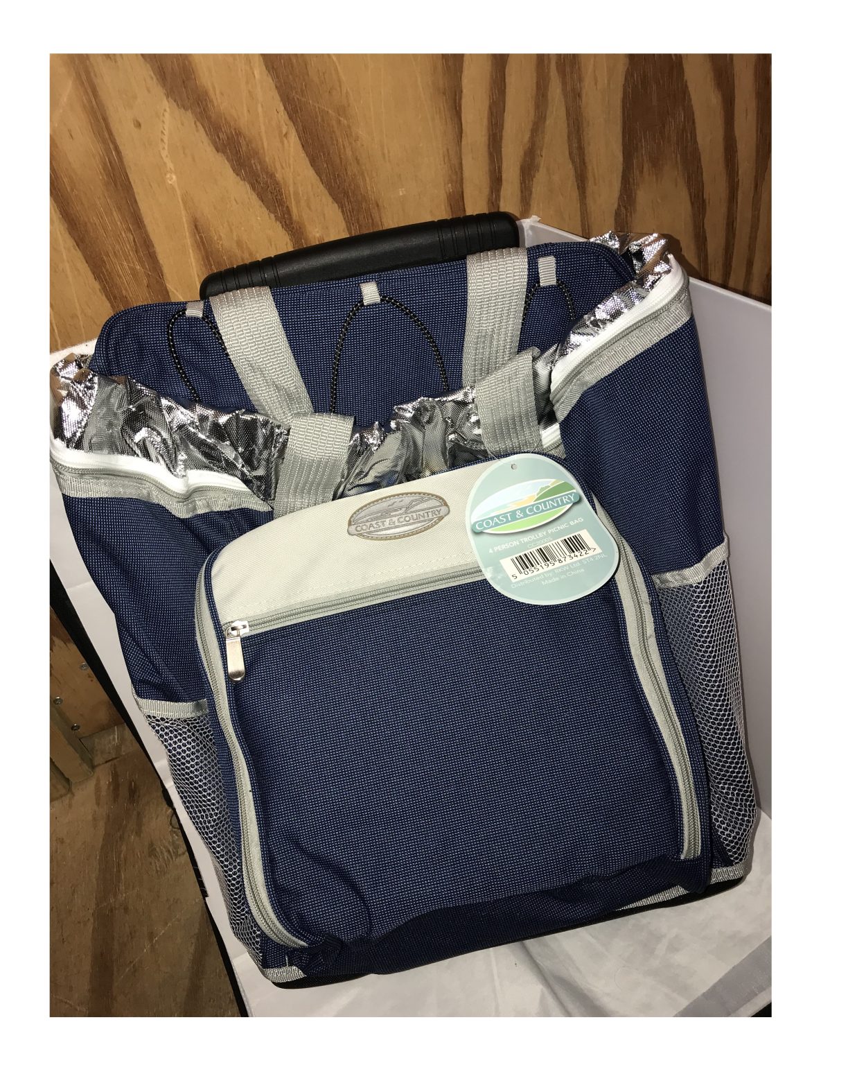 Coast & Country Picnic Set 3 (4 Person Picnic Trolley)
