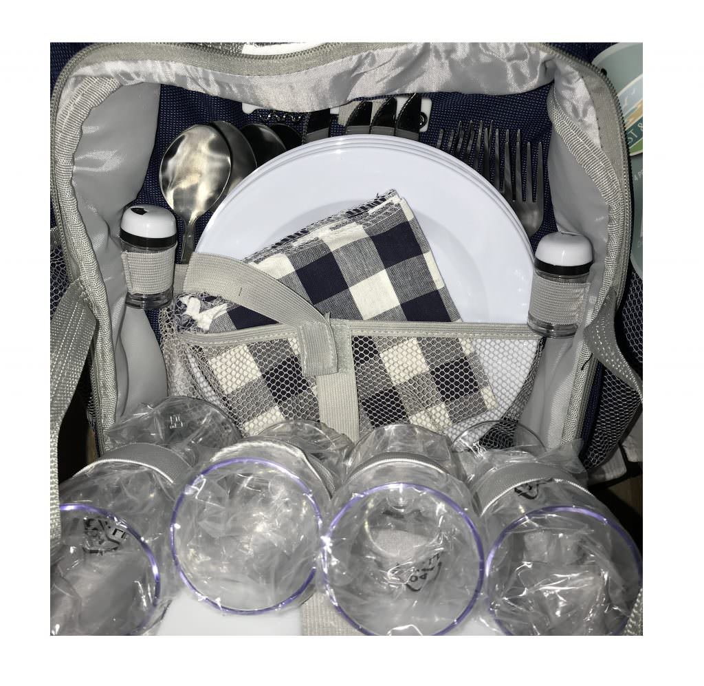 Coast & Country Picnic Set 3 (4 Person Picnic Trolley) - Image 7
