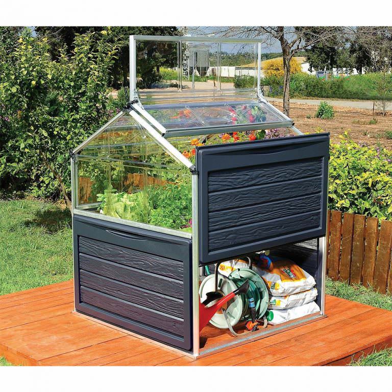 Palram Canopia Plant Inn Clear Mini Greenhouse Pure Garden Buildings