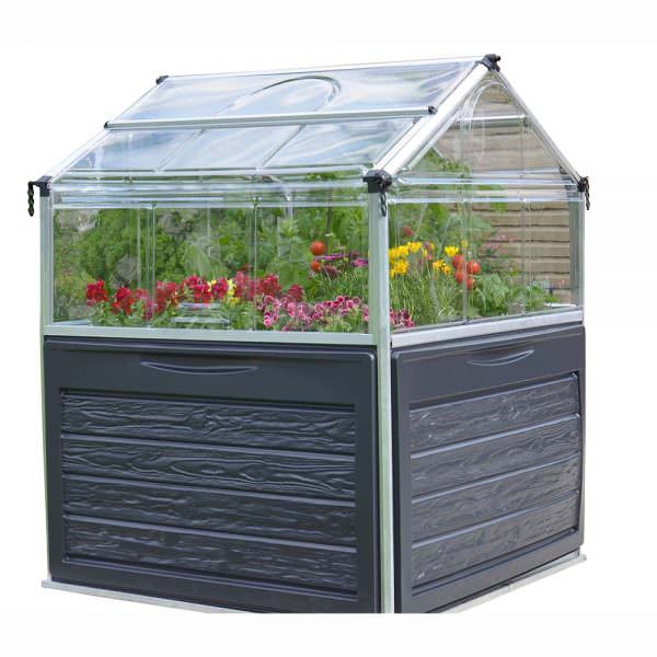 Palram Canopia Plant Inn Clear Mini Greenhouse Pure Garden Buildings