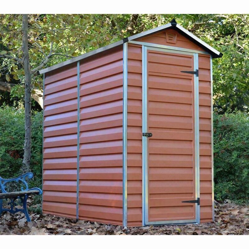 Palram Canopia Skylight Amber Garden Shed (4x6ft, 6x3ft, 6x5ft, 6x8ft, 6x10ft, 6x12)