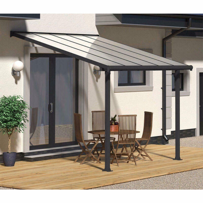 Palram Canopia Olympia Grey Garden Patio Cover