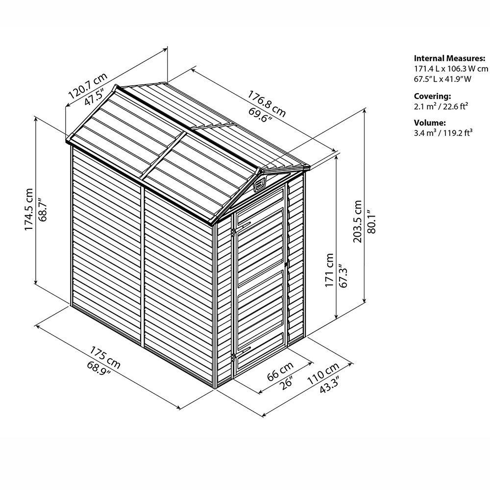Plastic Sheds Pure Garden Buildings