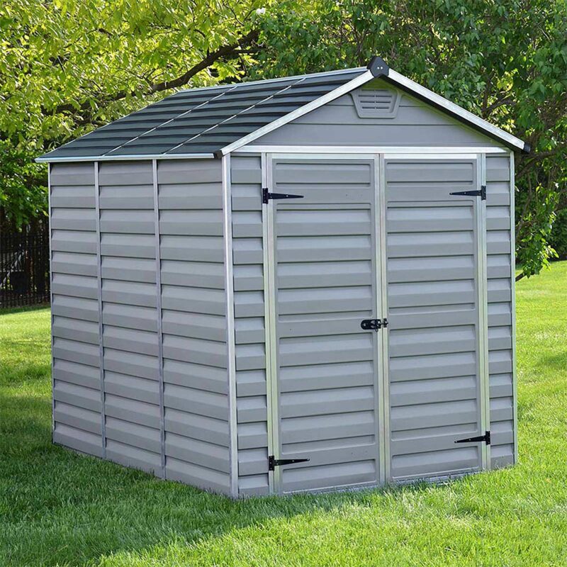 Palram Canopia Plastic Skylight Shed (4x6ft, 6x3ft, 6x5ft, 6x8ft, 6x10ft, 6x12ft)