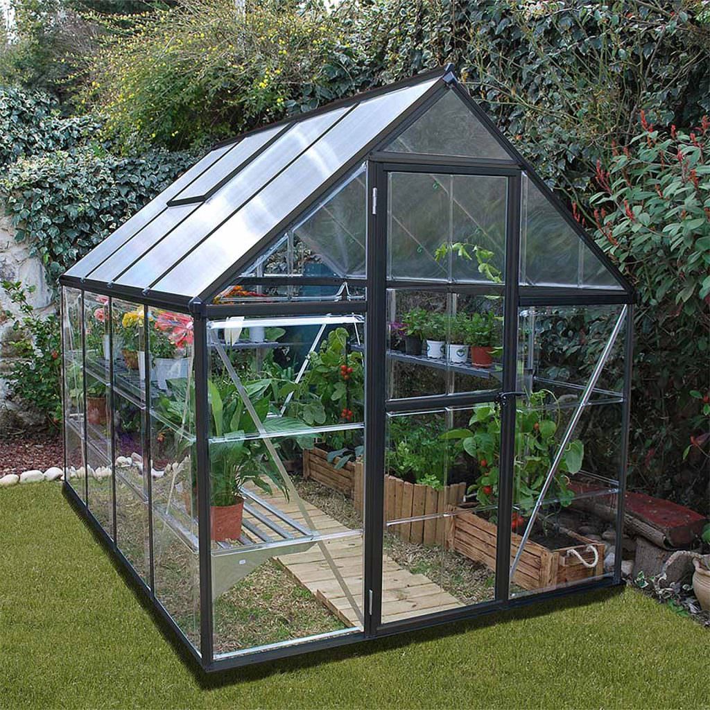 Palram Canopia Hybrid Garden Greenhouse (Sizes 6x4, 6x6, 6x8 & 6x10 ...