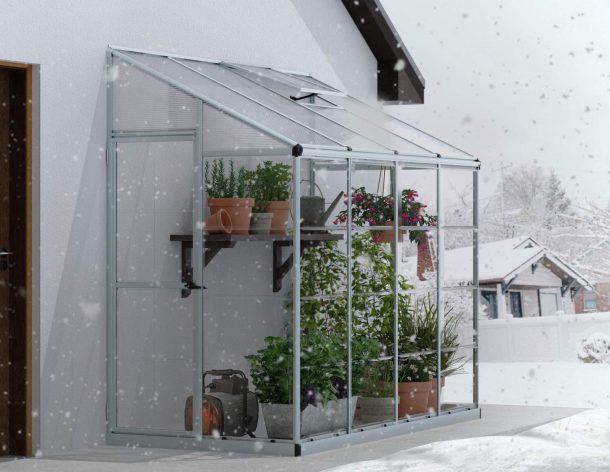 Palram Canopia 8 x 4 ft Lean To Hybrid Garden Greenhouse - Image 13