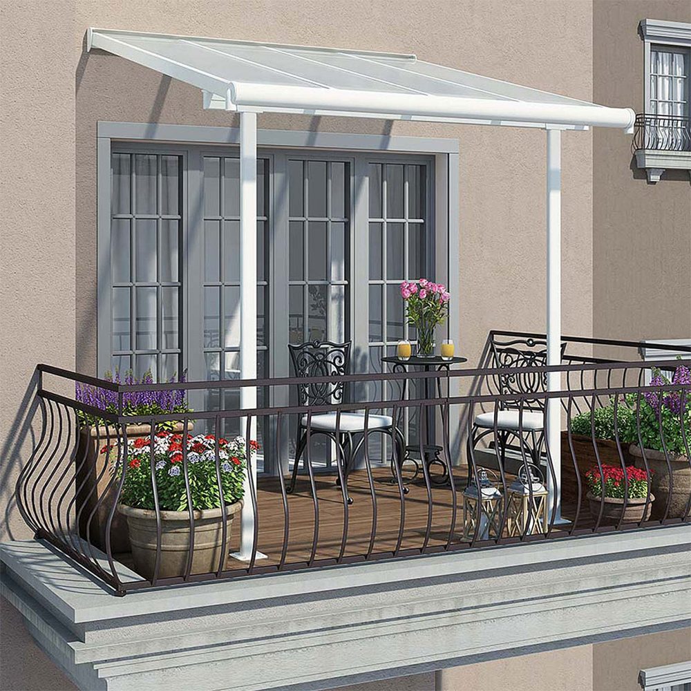 Palram Canopia White Sierra Outdoor Garden Patio Cover - Image 2
