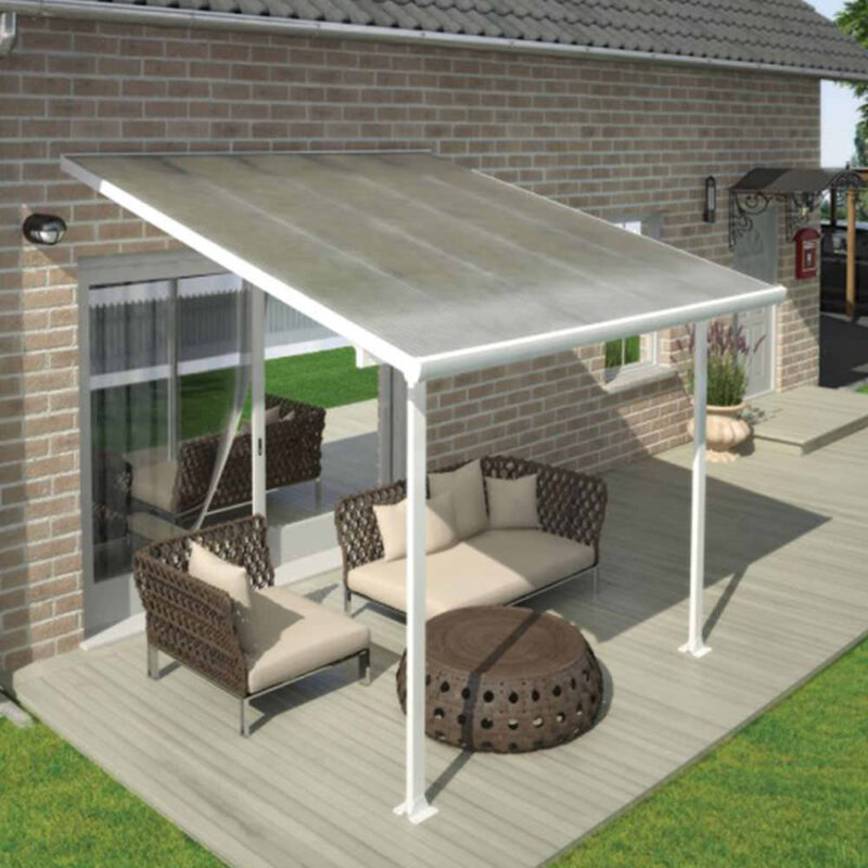 Palram Canopia Feria White Garden Patio Cover