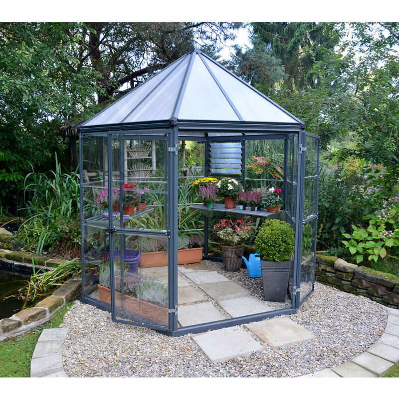 Palram Canopia Oasis High Quality Hexagonal Greenhouse