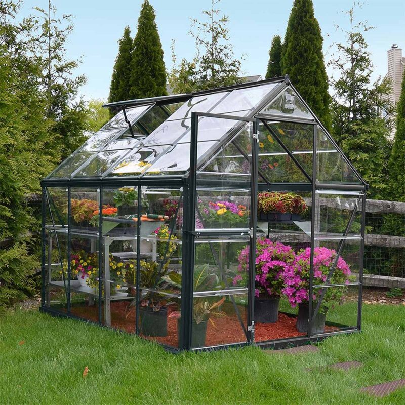 Palram Canopia Harmony 6ft Garden Greenhouse - Sizes 6x4, 6x6, 6x8 & 6x10 - Various Colours