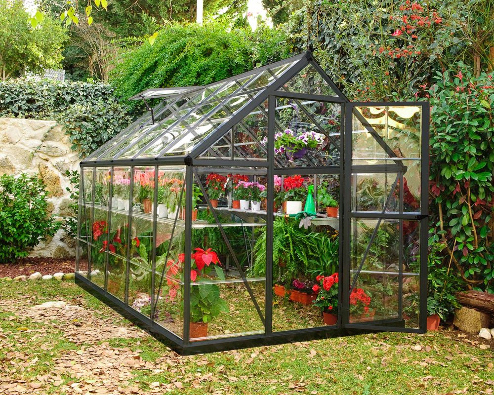 Palram Canopia Harmony 6ft Garden Greenhouse - Sizes 6x4, 6x6, 6x8 & 6x10 - Various Colours - Image 3