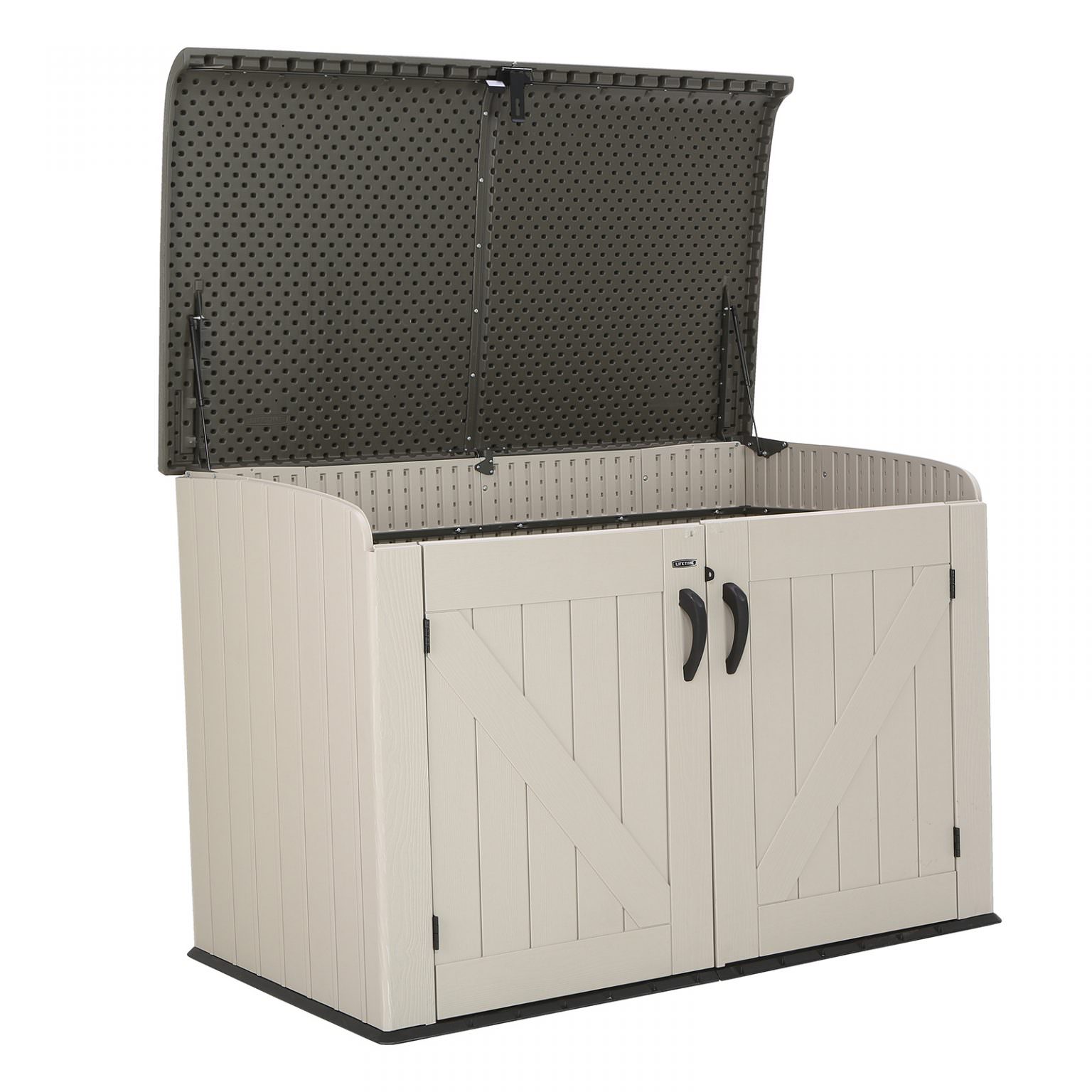 Lifetime Heavy Duty Plastic Storage Box - Outdoor All-Weather