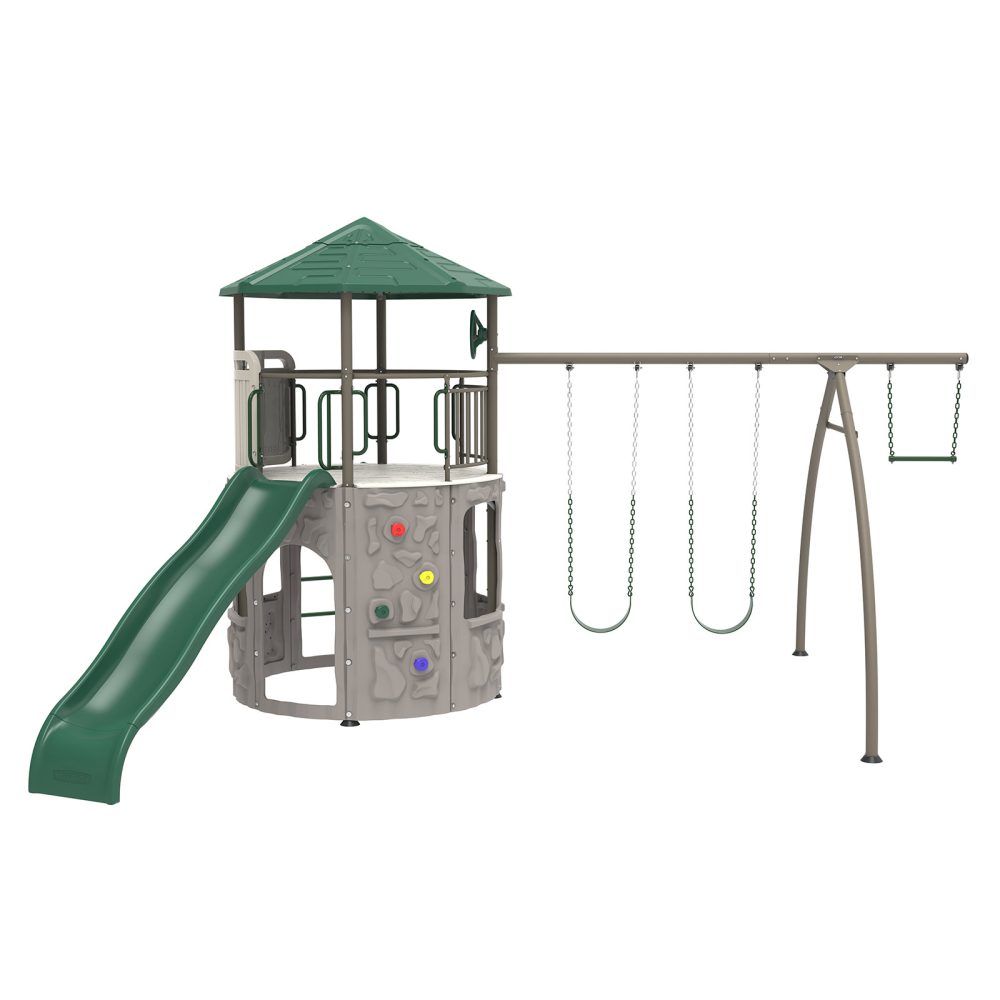 Lifetime Adventure Tower Playset - All-Weather Resistant Kids Playground