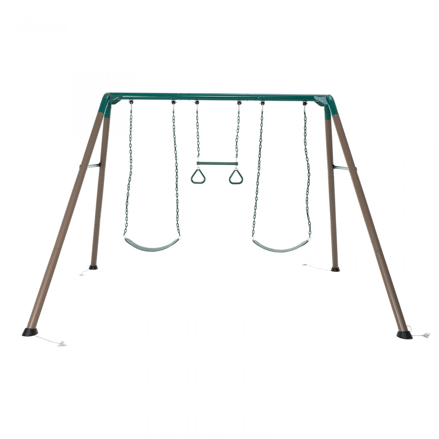 Lifetime Garden Swing Set Outdoor Childrens Playground Swings with