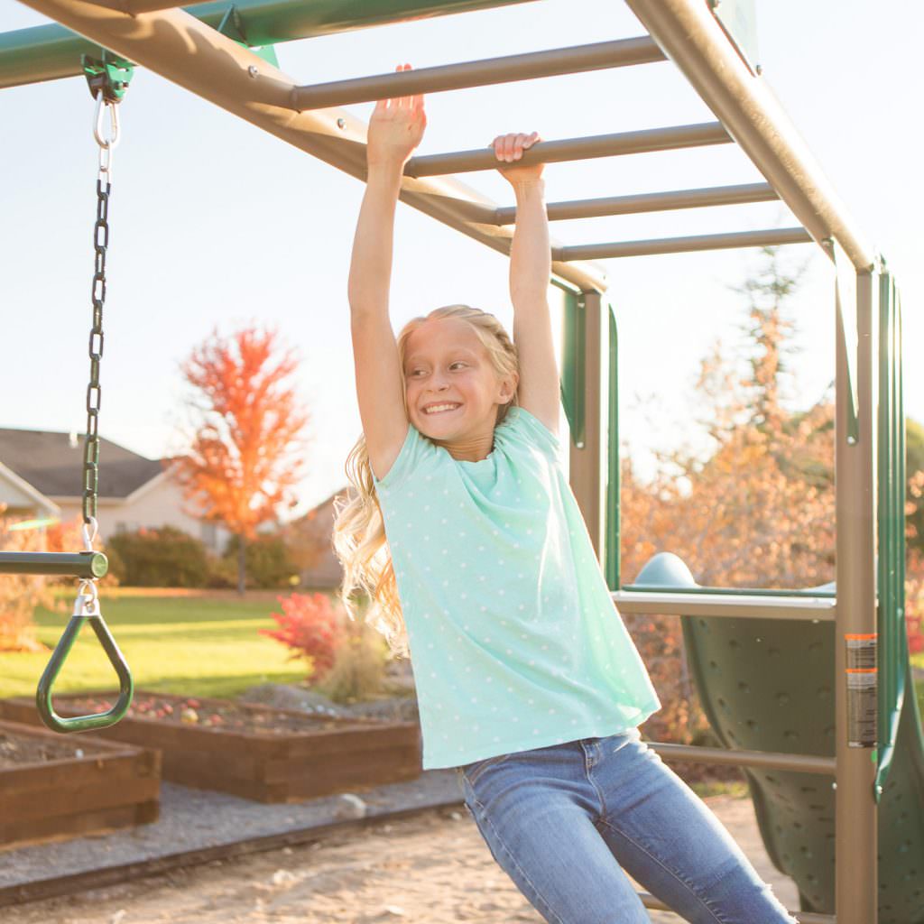 Lifetime Monkey Bar Adventure Swing Playset - Childrens Garden Playground Swings - Image 6