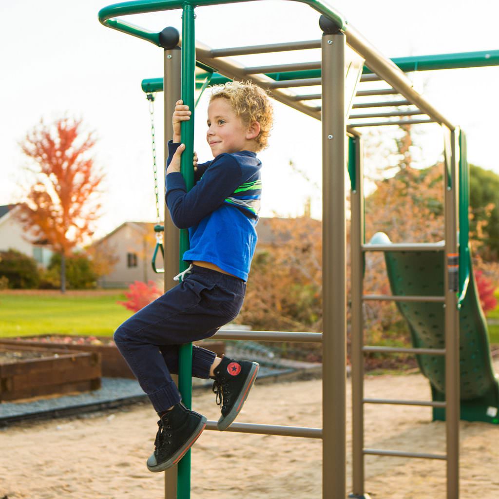 Lifetime Monkey Bar Adventure Swing Playset - Childrens Garden Playground Swings - Image 9