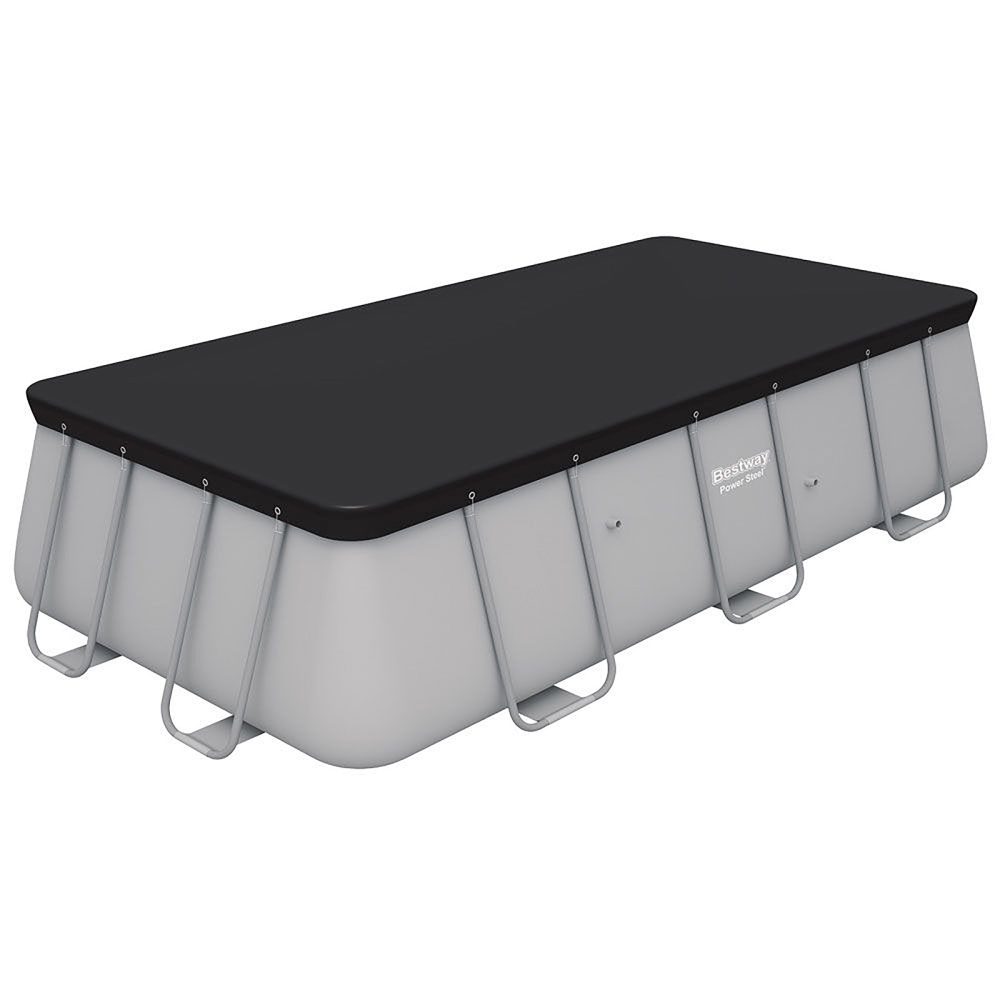 Bestway 13.6' x 6.7' Flowclear Power Steel Pool Cover - Image 2