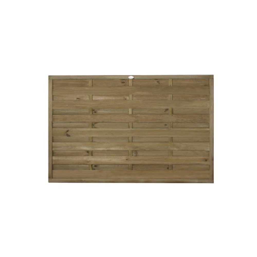 1.8m x 1.2 Pressure Treated Decorative Europa Plain Fence Panel - Image 2