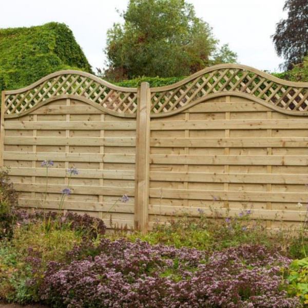 1.8m x 1.8m Pressure Treated Decorative Europa Prague Fence Panel ...