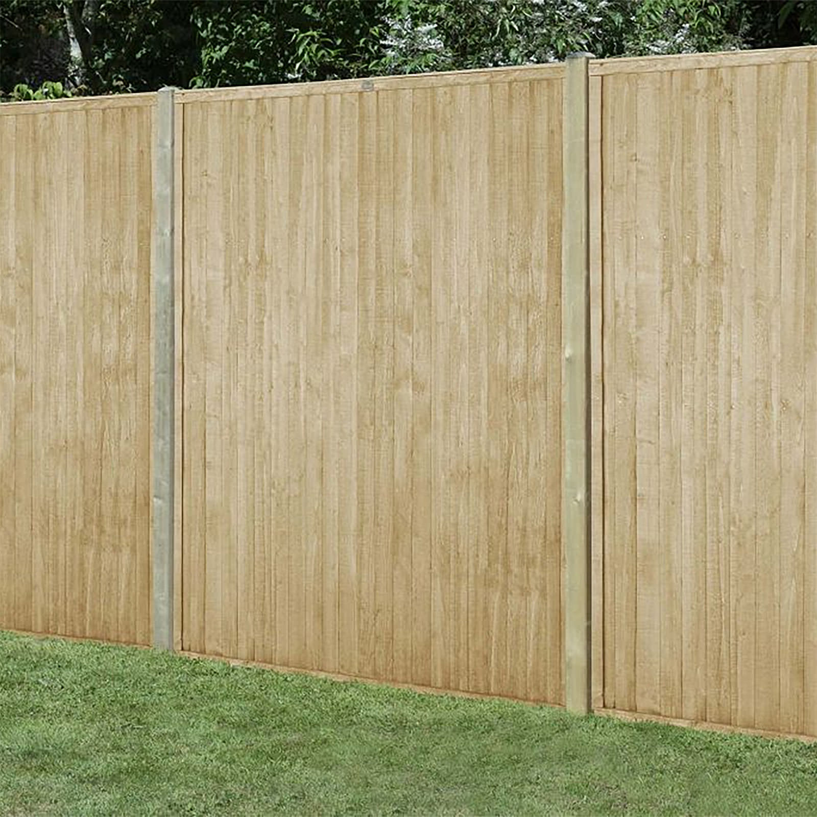 Heavy Duty Pressure Treated 6ft Green Fence Posts 180 x 10 x 10cm