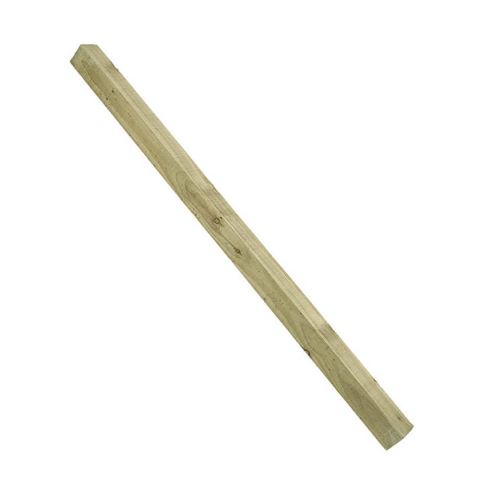 Heavy Duty Pressure Treated 6ft Green Fence Posts - 180 x 7.5 x 7.5cm