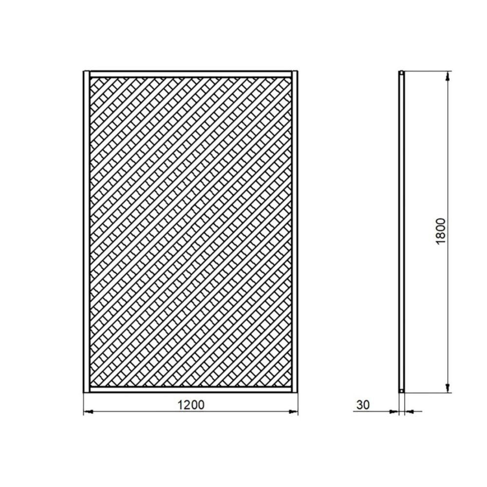 Rosemore Lattice - 180 x 120cm - Image 3