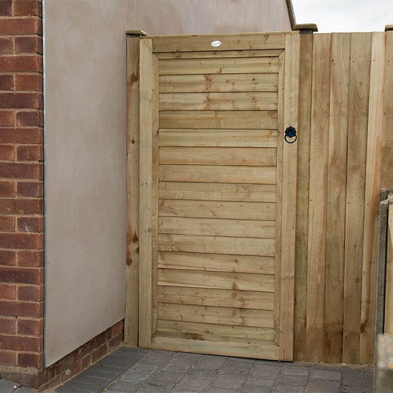 Solid Timber Pressure Treated Square Lap Gate 6ft (1.83m high)